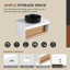 Meuble-lavabo mural 30 po avec lavabo en céramique et compartiments de rangement ouverts-870948697-870948700