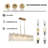 Daine 6-Light Dimmable Rectangle Chandelier