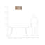 Ayuna Wicker Flush Mount