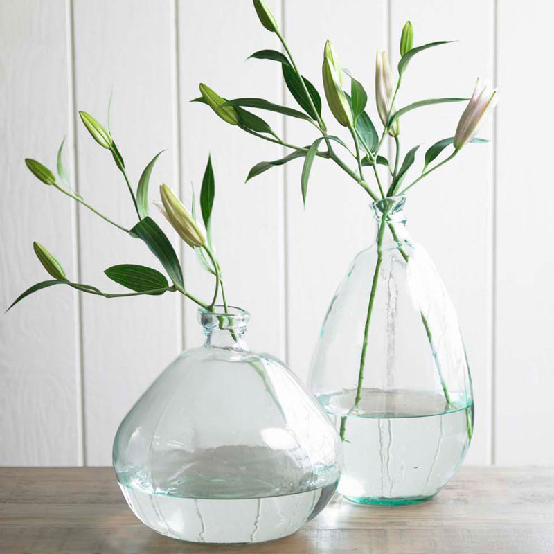 Glass Floor Vase