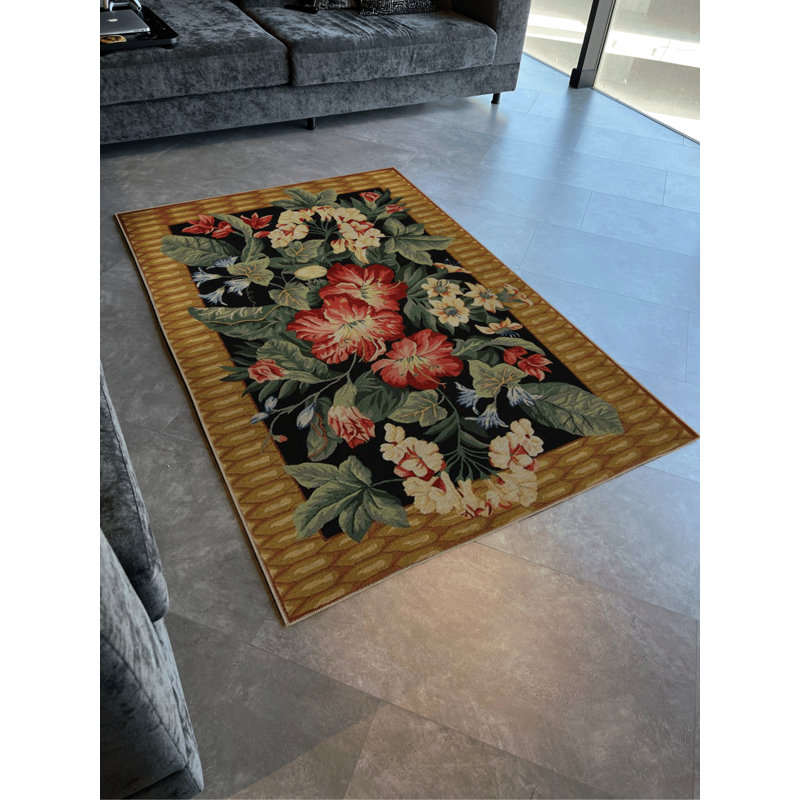 Tapis rectangulaire Villo, Tapis de couloir 2 pi 8 po x 7 pi 11 po