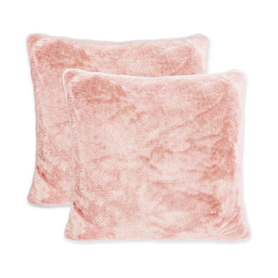 Faux Fur Reversible Pillow Cover