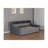 Velvet Upholstered Daybed with Trundle,LED Light ＆ Charging Station