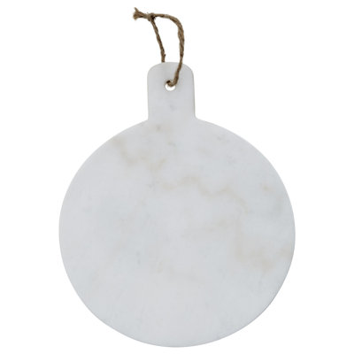 Round Marble Paddle Chopping Board