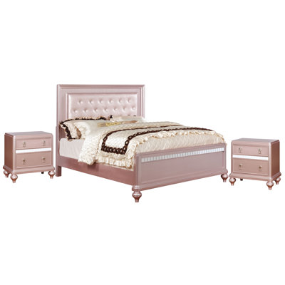 Annistyn Solid Wood Piece Bedroom Set