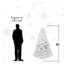 Arbre de Noël blanc 9 pi