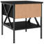Tahnaout 40cm W Iron Bedside Table-135005046-169839291