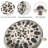 Drillfree Stainless Steel Slide Bar Combo Rain Showerhead 7Setting Hand, Dual Shower Head Spa System-124944773
