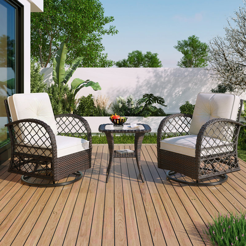 Ensembles repas pour patio, Brun
