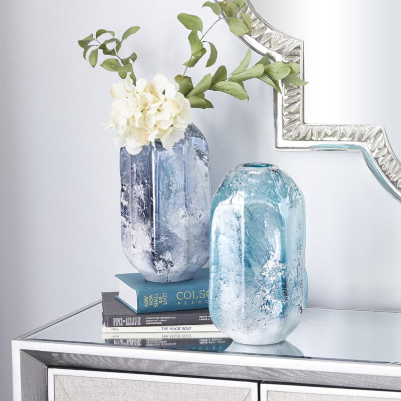 Glass Table Vase - Set of 2