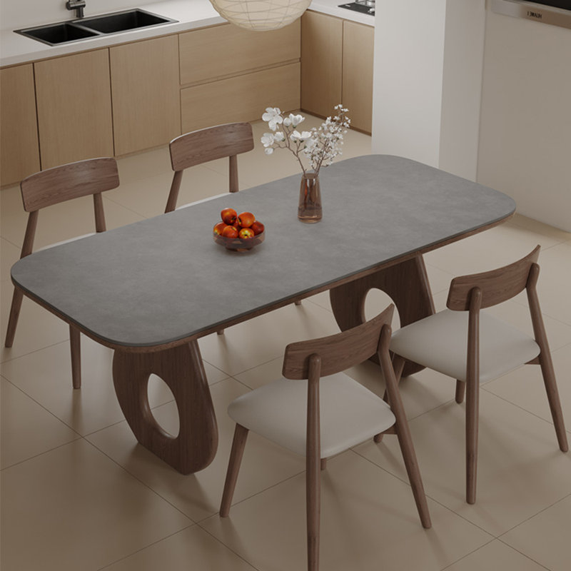 Ensemble de table de salle à manger rectangulaire European Vintage, H 29,5 po x L 63 po x l 31,5 po