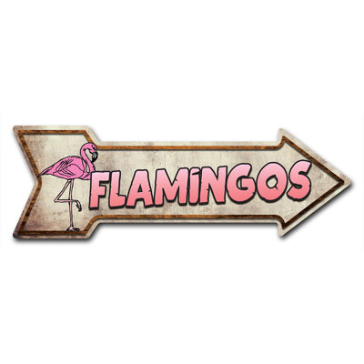 Panneau flamants roses