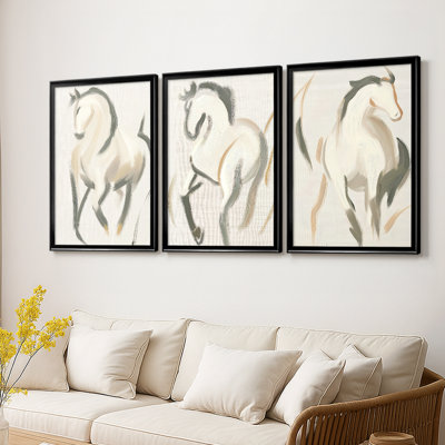 ANIMALS Series CECLxX - Toile tendue avec châssis sur mesure - 3 pièces