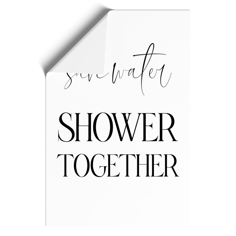 Save Water - No Frame Print, 42cm H x 30cm W x 0.1cm D