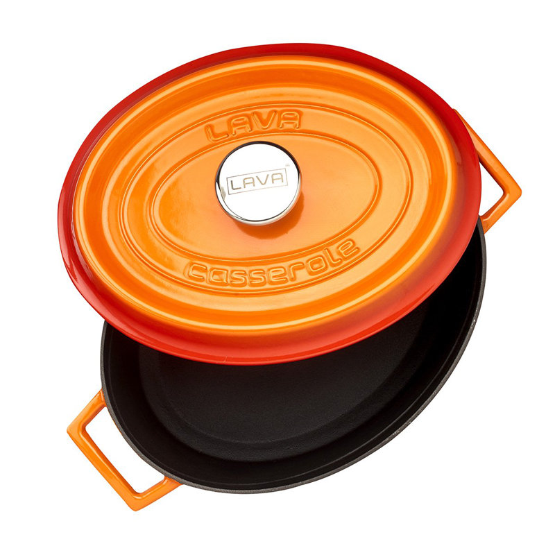 Lavabo en fonte 7,5 pte, Orange