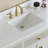 43 inch Aurora Quartz Vanity Top