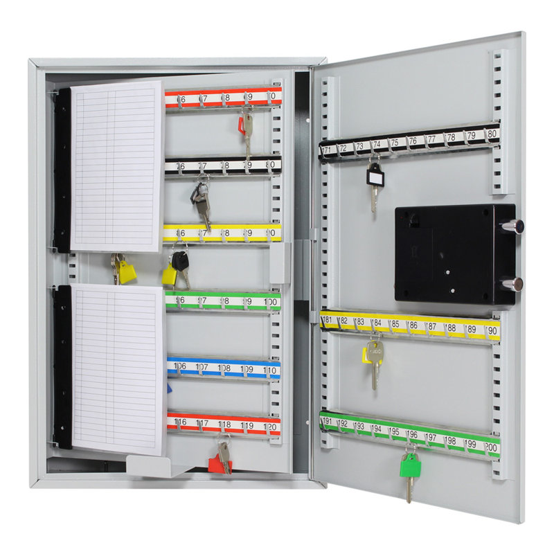 Metal Wall Organizer with Key Hooks