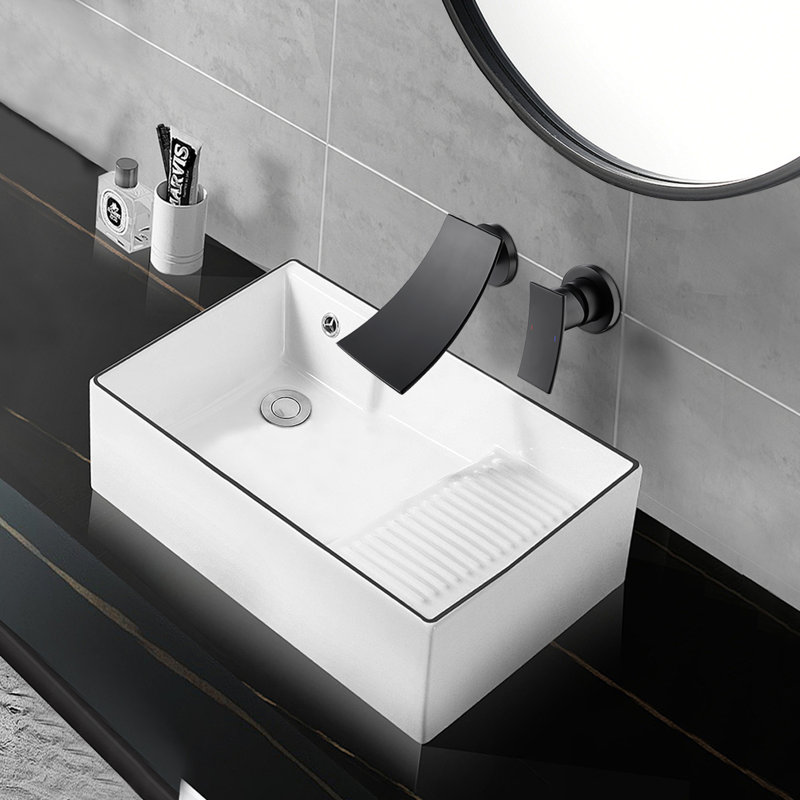 Single-handle Bathroom Faucet, Matte Black