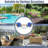 Alibek 2 - Person Patio Dining Set Round Table with Cushions Included