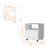 White 1-Drawer Nightstand-599474113