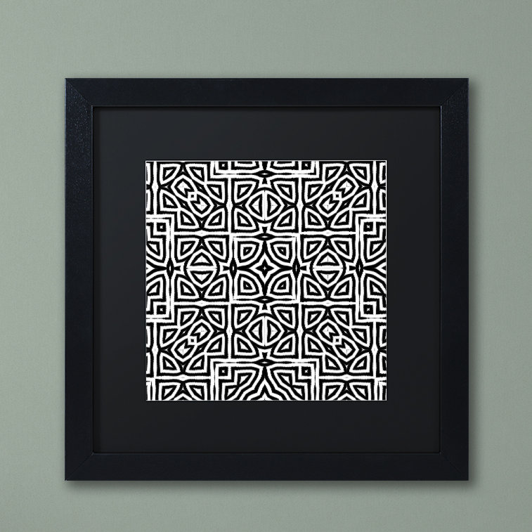 «Alhambra» par Jadaya, impression encadrée, H 11 po x l 14 po x P 0,5 po, Noir, Cadre noir