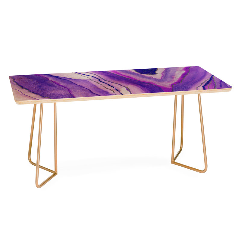 Table basse traîneau, Mauve