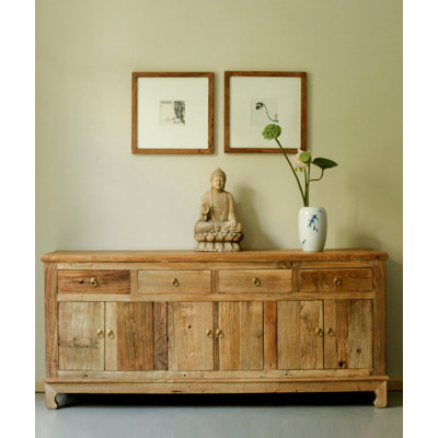 Joesiah Solid Wood Accent Cabinet