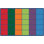 Colorful Rows Seating Premium Collection Tufted Multi Color Area Rug
