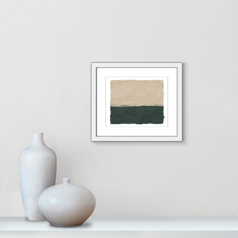 «Emerald Forest II - Landscape Version Print» par Natalie Carpentieri, Blanc satiné, L 15 po x H 13 po, Imprimé mat
