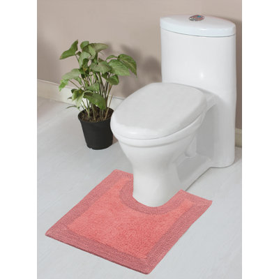 Bruss Luxury 100% Cotton Contour Bath Mat 20"x20" Reversible