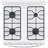 Hotpoint 24" 2.9 cu. ft. Freestanding Gas Range