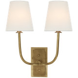 Thomas O'Brien Hulton Double Sconce