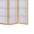 Heider Natural 3 Panel Screen