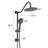 Shower System with Rain Shower Head and Handheld Shower