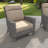 24.5 x 27 inch Arnisa Sunbrella Outdoor Cushion For High Back Chair, 6 inch Thick Outdoor Replacement Cushion, Lamley Patio Wicker Chair Cushion Set-114555912