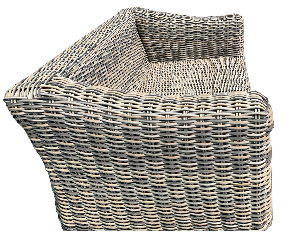 65" Patio Loveseat, Light Beige