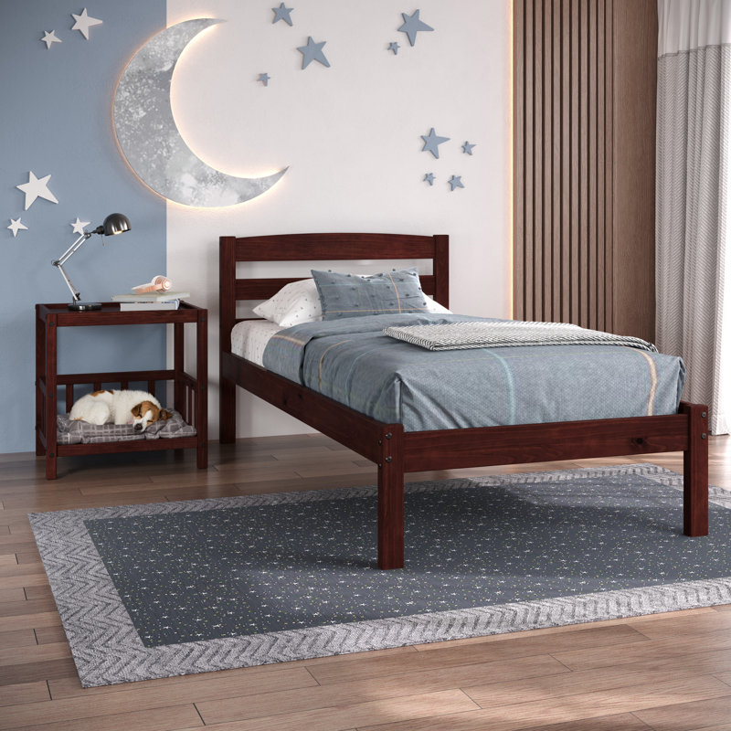 Lit simple Hyen Econo Scandinavian, Brun