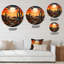 Marquard - Art floral rond en métal-109734802