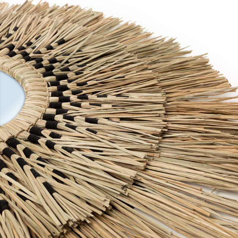 Ogallala Shell Round Mirror
