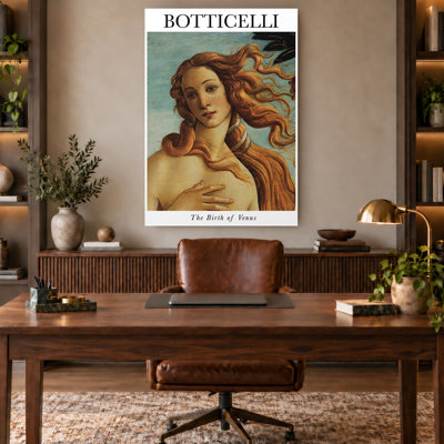 "Botticelli", naissance de Vénus, exposition d'art rétro sur toile Renaissance