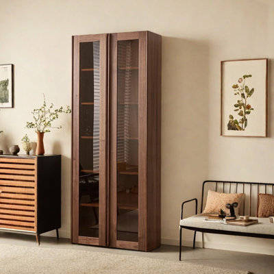 Bibliothèque minimaliste de style italien