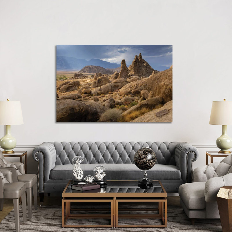 «Alabama Hills», reproduction d'art sur toile tendue, 60" x 40", Gallery Wrapped Canvas, No Frame