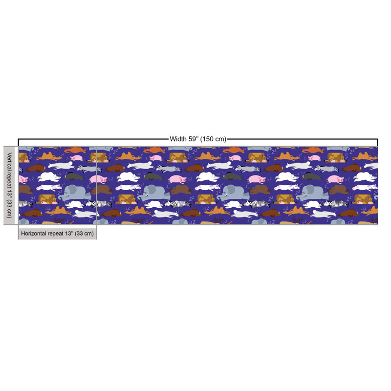 Neravetla Sleeping Seal Deer Donkey Camel Zebra Bear Kangaroo Walrus Fabric