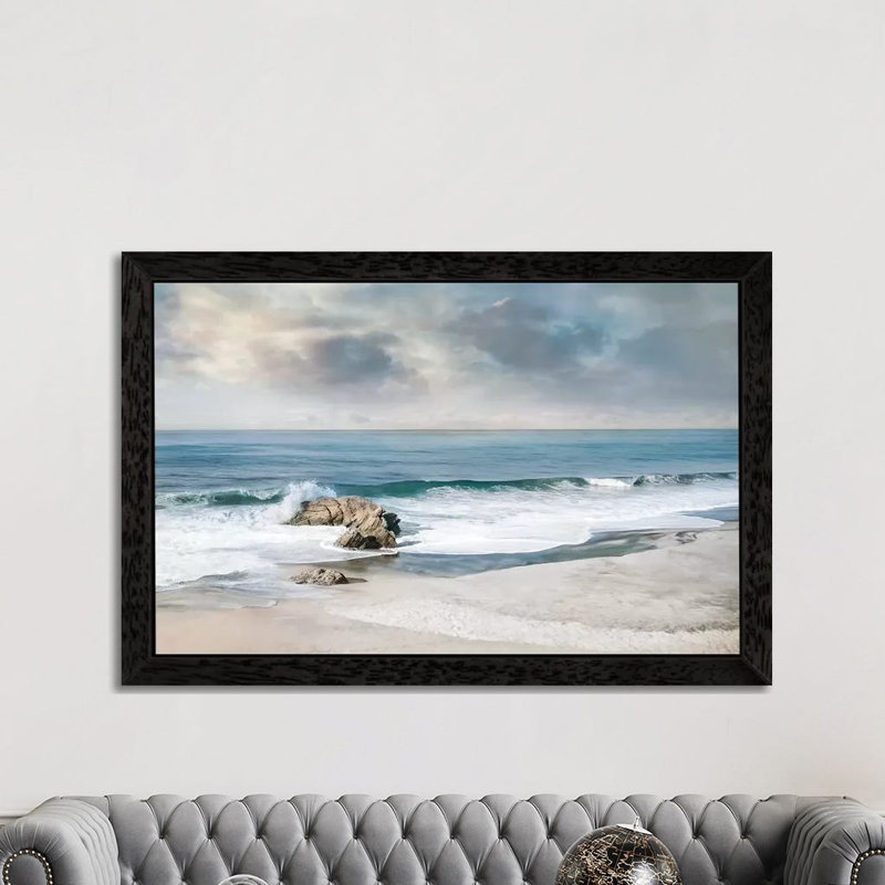 A Forever Moment by Mike Calascibetta - Print on Canvas, 101.6cm H x 152.4cm W x 3.81cm D, Black Floater Framed