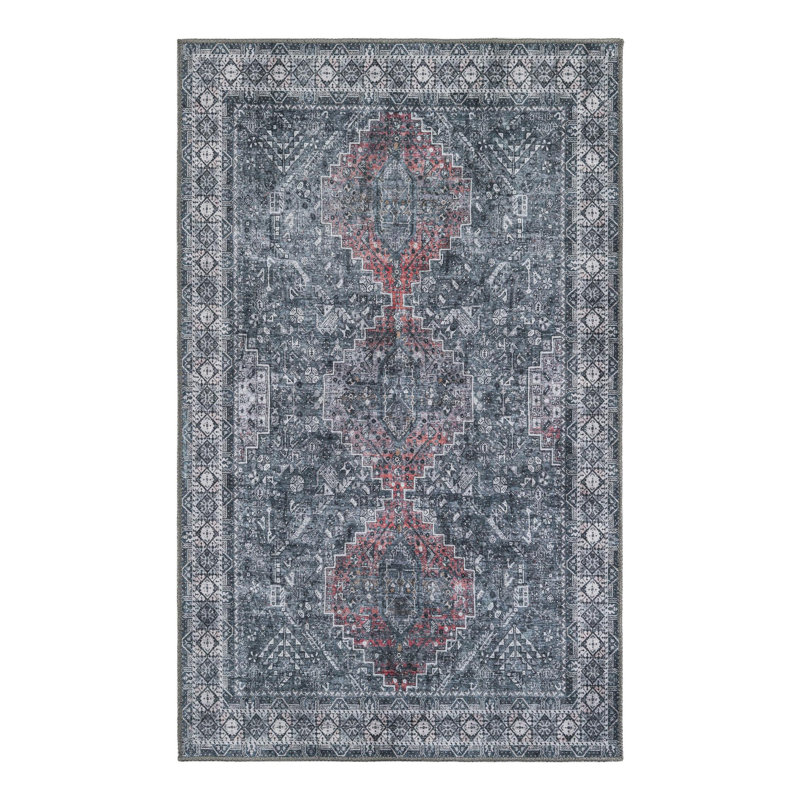 Meguel Performance Chenille Geometric Indoor Rug, Rectangle 3'6" x 5'6"