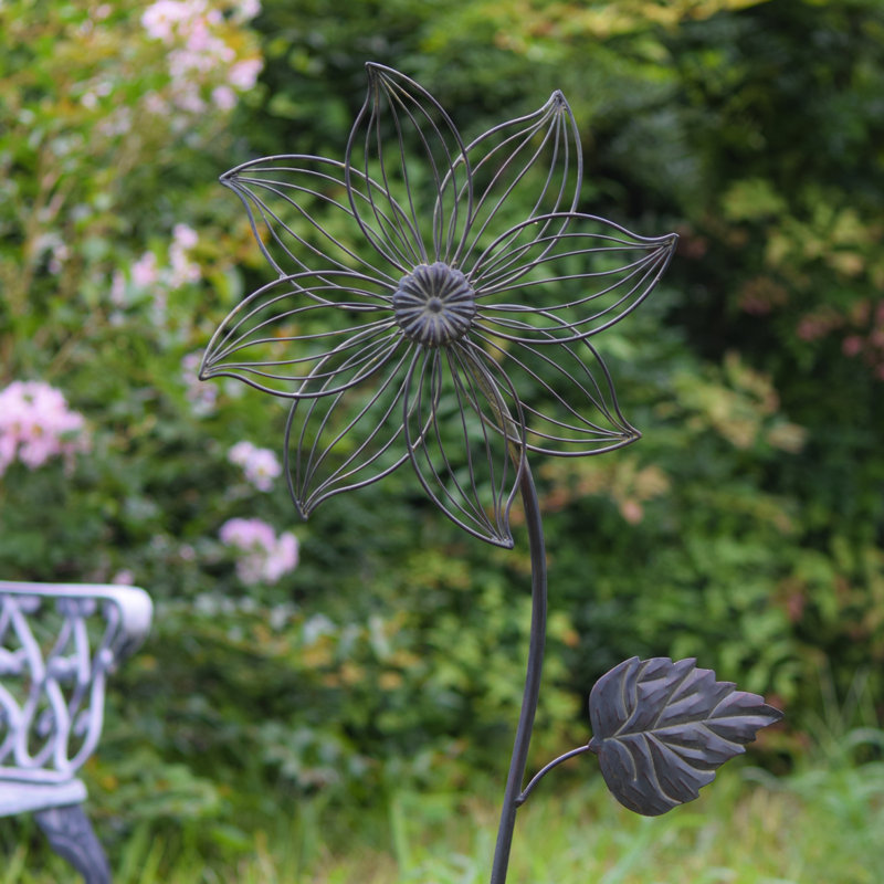 Piquet de jardin marguerite, Grand (14 po x 50 po), Marguerite