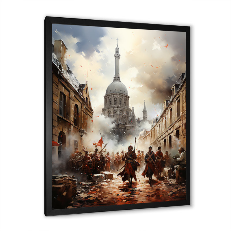 Gatevale Révolution française I, H 44 po x l 34 po x P 1,5 po, Cadre photo noir