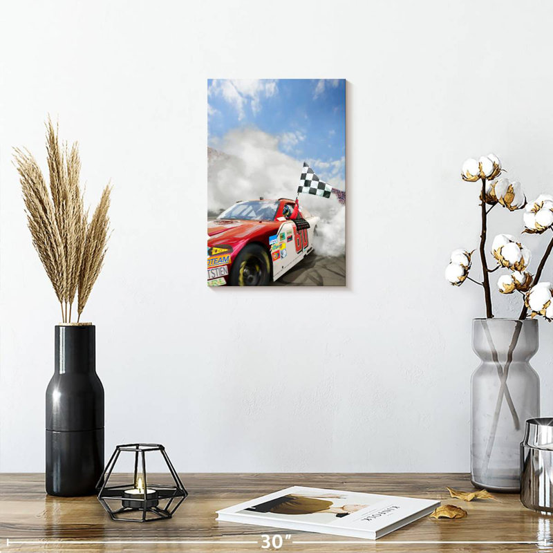 Mehar Nascar Race Car, 12" H x 8" W