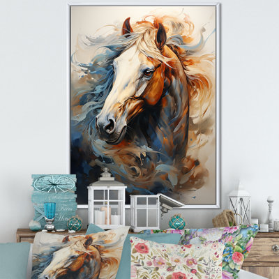 «Horse Grace Portrait I» - art mural cheval