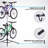 Biggleswafe Steel Adjustable Bike Rack